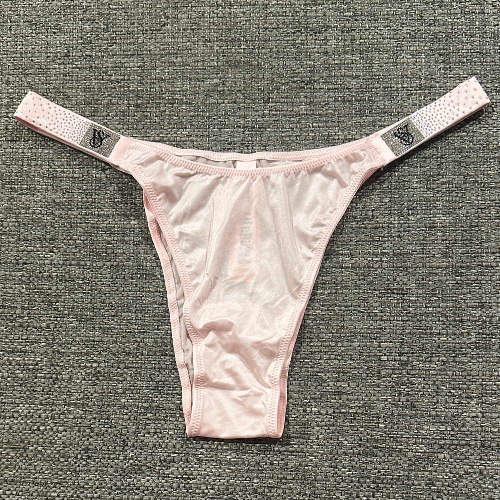 Victoria’s Secret Very Sexy Light Pink Satin Brazilian Panty